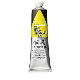Holbein Heavy Body Artist Acrylics - Hansa Yellow Lemon, 60 ml tube