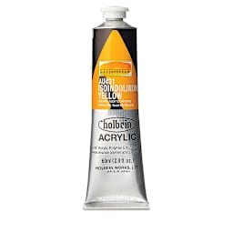 Holbein Heavy Body Artist Acrylics - Isoindolinone Yellow, 60 ml tube