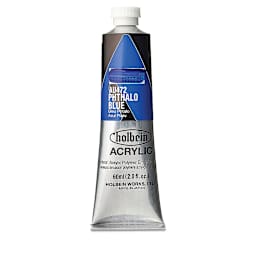 Holbein Heavy Body Artist Acrylics - Phthalo Blue, 60 ml tube