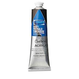 Holbein Heavy Body Artist Acrylics - Phthalo Turquoise, 60 ml tube