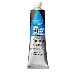 Holbein Heavy Body Artist Acrylics - Manganese Blue Nova, 60 ml tube