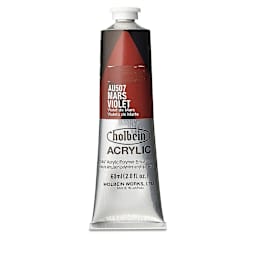 Holbein Heavy Body Artist Acrylics - Mars Violet, 60 ml tube