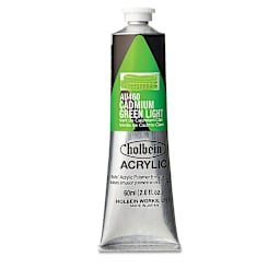 Holbein Heavy Body Artist Acrylics - Cadmium Green Light, 60 ml tube