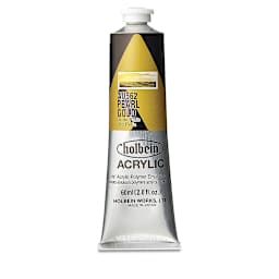 Holbein Heavy Body Artist Acrylics - Pearl Gold, 60 ml tube