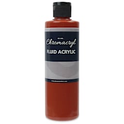 Chromacryl Fluid Acrylic - Red Oxide, 250 ml