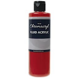 Chromacryl Fluid Acrylic - Cool Red, 250 ml