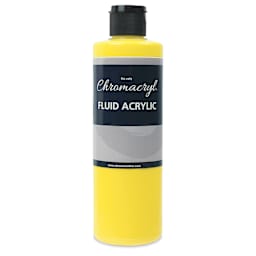Chromacryl Fluid Acrylic - Cool Yellow, 250 ml