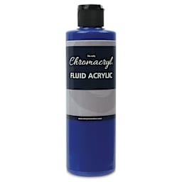 Chromacryl Fluid Acrylic - Cool Blue, 250 ml