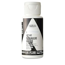 Holbein Fluid Acrylics - Titanium White, 35 ml Bottle
