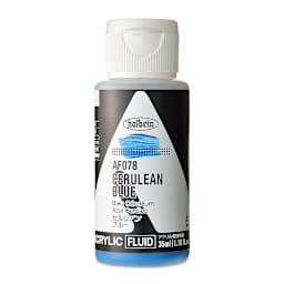 Holbein Fluid Acrylics - Cerulean Blue, 35 ml Bottle