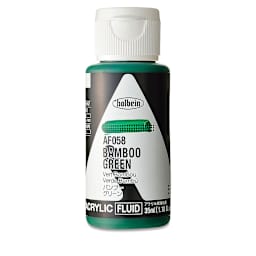 Holbein Fluid Acrylics - Bamboo Green, 35 ml Bottle