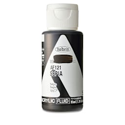 Holbein Fluid Acrylics - Sepia, 35 ml Bottle