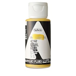 Holbein Fluid Acrylics - Pearl Gold, 35 ml Bottle