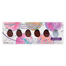 Gansai Tambi Watercolor Pans - Granulating Colors, Set of 5, front of package