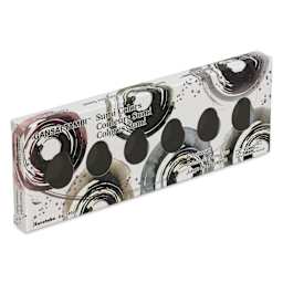 Gansai Tambi Watercolor Pans - Sumi Colors, Set of 6, in package