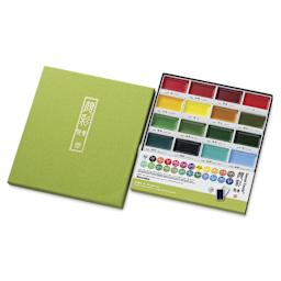 Kuretake Gansai Tambi Watercolor Pans - Set of 24, Assorted