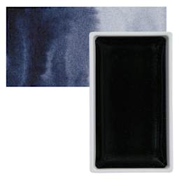 Kuretake Gansai Tambi Watercolor Pan - Blue Gray Deep pan and swatch