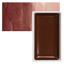 Kuretake Gansai Tambi Watercolor Pan - Venetian Red pan and swatch