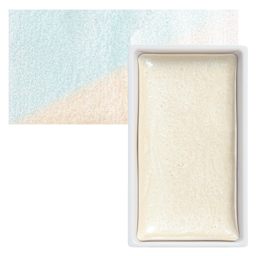 Kuretake Gansai Tambi Watercolor Pan - Opal Blue pan and swatch