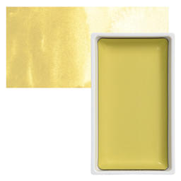 Kuretake Gansai Tambi Watercolor Pan - Ecru Beige pan and swatch