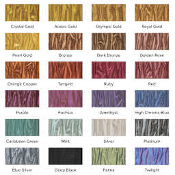 Finetec Artist Mica Watercolor - Pearlescent Set of 24, swatches