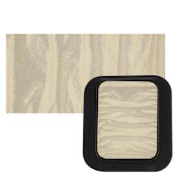 Finetec Artist Mica Watercolor - Gold (Iridescent) pan and swatch