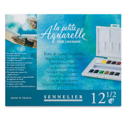 La Petite Aquarelle Watercolor, Set of 12 Half Pans front of package