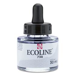 Ecoline Liquid Watercolor with Dropper - Front of 30 ml Cold Gray Light color