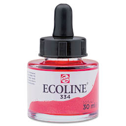 Ecoline Liquid Watercolor with Dropper - Scarlet, 30 ml jar