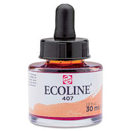 Ecoline Liquid Watercolor with Dropper - Deep Ochre, 30 ml jar