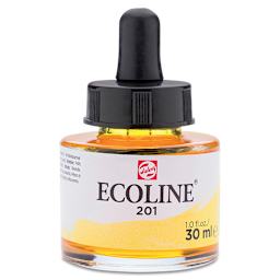 Ecoline Liquid Watercolor with Dropper - Yellow, 30 ml jar
