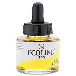 Ecoline Liquid Watercolor with Dropper - Lemon Yellow, 30 ml jar