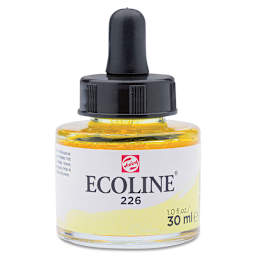 Ecoline Liquid Watercolor with Dropper - Pastel Yellow , 30 ml jar
