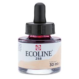 Ecoline Liquid Watercolor with Dropper - Front of 30 ml Apricot color