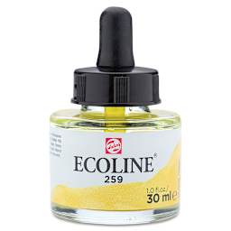 Ecoline Liquid Watercolor with Dropper - Sand Yellow, 30 ml jar