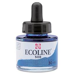 Ecoline Liquid Watercolor with Dropper - Prussian Blue, 30 ml jar