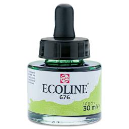 Ecoline Liquid Watercolor with Dropper - Grass Green, 30 ml jar