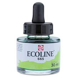 Ecoline Liquid Watercolor with Dropper - Spring Green, 30 ml jar