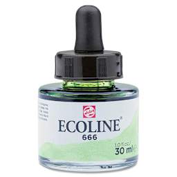Ecoline Liquid Watercolor with Dropper - Pastel Green, 30 ml jar