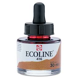 Ecoline Liquid Watercolor with Dropper - Sepia, 30 ml jar