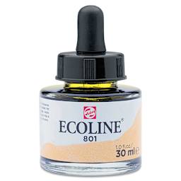 Ecoline Liquid Watercolor with Dropper - Gold, 30 ml jar