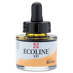 Ecoline Liquid Watercolor with Dropper - Gold Ochre, 30 ml jar