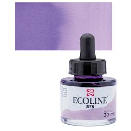 Ecoline Liquid Watercolor with Dropper - Pastel Violet, 30 ml jar and swatch