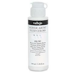 Vallejo Fluid Acrylic - Titanium White Rutile, 100 ml
