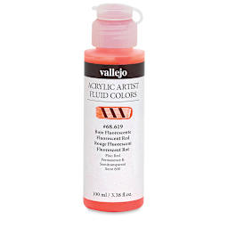Vallejo Fluid Acrylic - Fluorescent Red