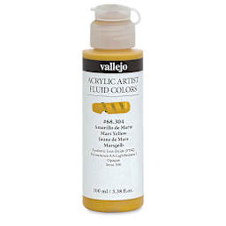 Vallejo Fluid Acrylic - Mars Yellow, 100 ml