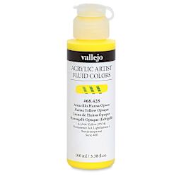 Vallejo Fluid Acrylic - Hansa Yellow Opaque, 100 ml