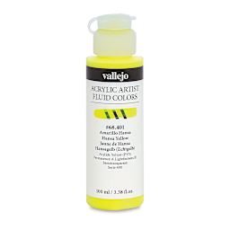 Vallejo Fluid Acrylic - Hansa Yellow, 100 ml