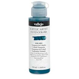 Vallejo Fluid Acrylic - Cobalt Turquoise, 100 ml