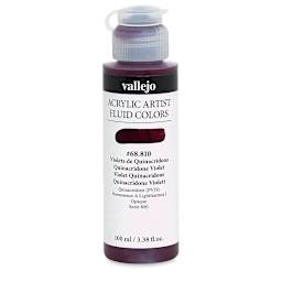 Vallejo Fluid Acrylic - Quinacridone Violet, 100 ml
